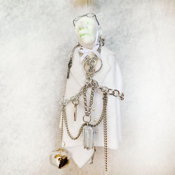 Jacob Marley’s Ghost Christmas Ornament 'glows in the dark!' A Christmas Carol, Charles Dickens-Limited Edition-kenfolks