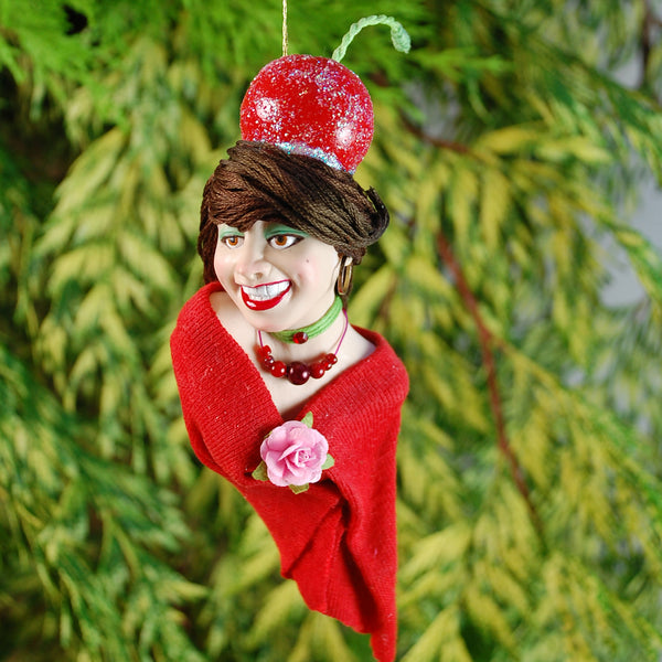 Christmas candy ornament - Sweeties Maraschino Cherry - Candy Elf-Limited Edition-kenfolks