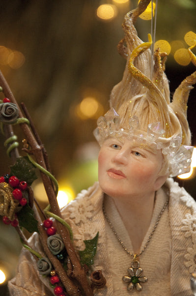 Christmas Spirit - Ghosts of Christmas Past - Charles Dickens A Christmas Carol - by Ken Fedoruk-Original Art-kenfolks