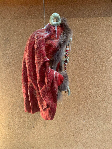 Krampus Hanging Christmas ornament by Ken Fedoruk. Completely Handmade , Limited Edition Art-Limited Edition-kenfolks