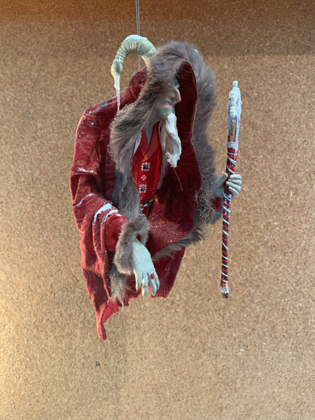 Krampus Hanging Christmas ornament by Ken Fedoruk. Completely Handmade , Limited Edition Art-Limited Edition-kenfolks