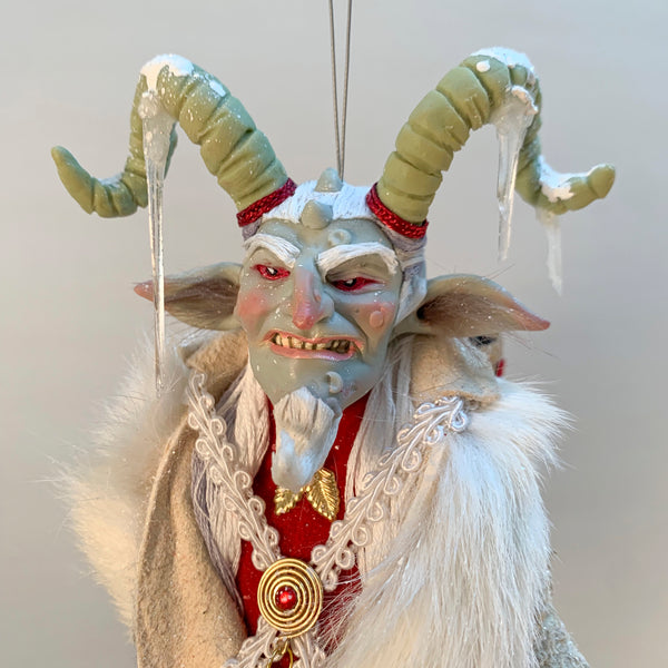 Krampus Hanging Christmas ornament by Ken Fedoruk. Completely Handmade , Limited Edition Art-Limited Edition-kenfolks