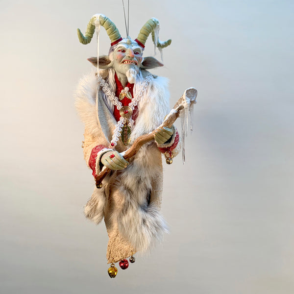 Krampus Hanging Christmas ornament by Ken Fedoruk. Completely Handmade , Limited Edition Art-Limited Edition-kenfolks