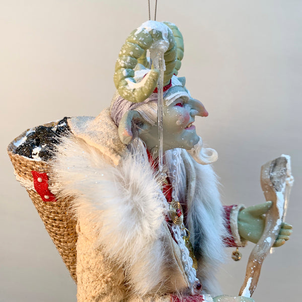 Krampus Hanging Christmas ornament by Ken Fedoruk. Completely Handmade , Limited Edition Art-Limited Edition-kenfolks