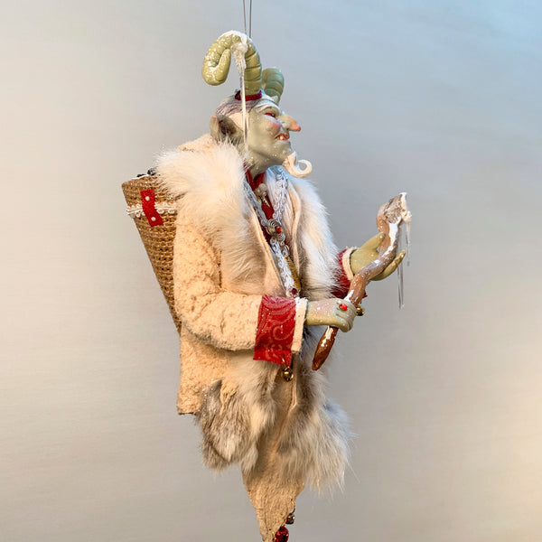 Krampus Hanging Christmas ornament by Ken Fedoruk. Completely Handmade , Limited Edition Art-Limited Edition-kenfolks