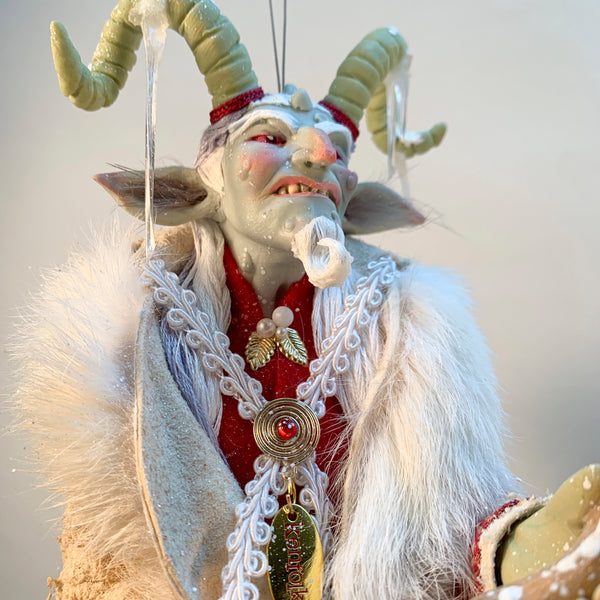 Krampus Hanging Christmas ornament by Ken Fedoruk. Completely Handmade , Limited Edition Art-Limited Edition-kenfolks