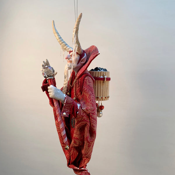 Krampus Hanging Christmas ornament by Ken Fedoruk. Completely Handmade , Limited Edition Art-Limited Edition-kenfolks