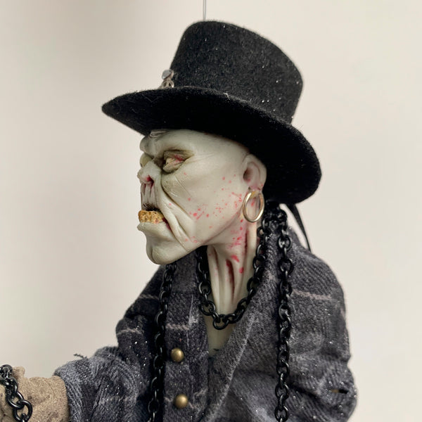 Voodoo Witch Doctor - Creep Halloween hanging decoration - By Sculptor Ken Fedoruk - Limited Edition Handmade-Limited Edition-kenfolks