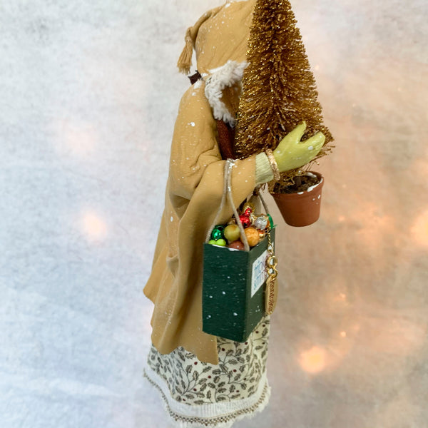 Christmas Shopper Hanging ornament - Love to shop - Shopaholic christmas ornament-Limited Edition-kenfolks