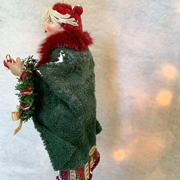 Christmas Shopper Hanging ornament - Love to shop - Shopaholic christmas ornament-Limited Edition-kenfolks