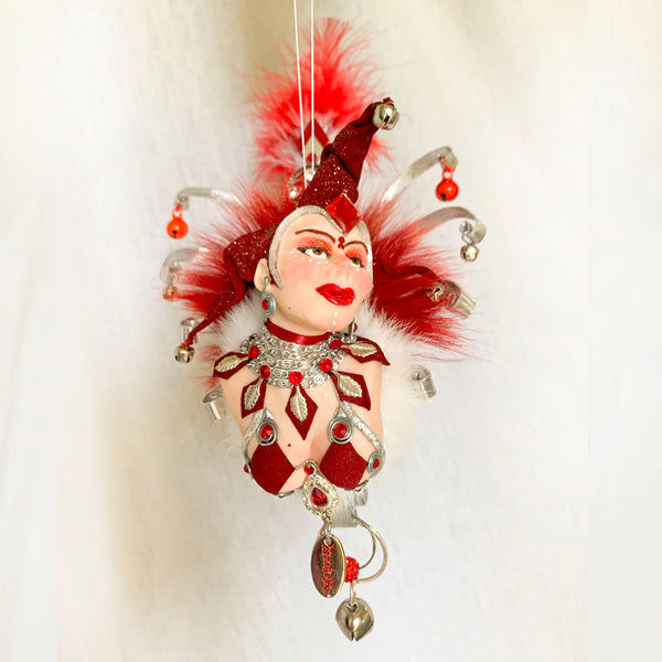 Southern Christmas Mardi Gras hanging ornament - Hanging Christmas Tree Ornament-Limited Edition-kenfolks