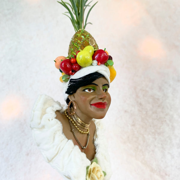 Christmas Sweetie hanging ornament - Indoor Christmas tree decorations - Carmen Miranda Brazilian samba singer, dancer, Broadway actress-Limited Edition-kenfolks