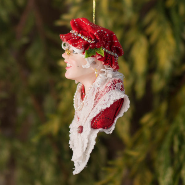 Mrs. Claus With red bonnet-Limited Edition-kenfolks