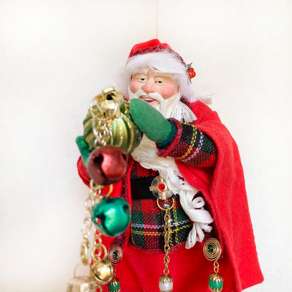 Beautiful Christmas Baubles - Santa admiring decorative balls - Hanging Ornament-Limited Edition-kenfolks