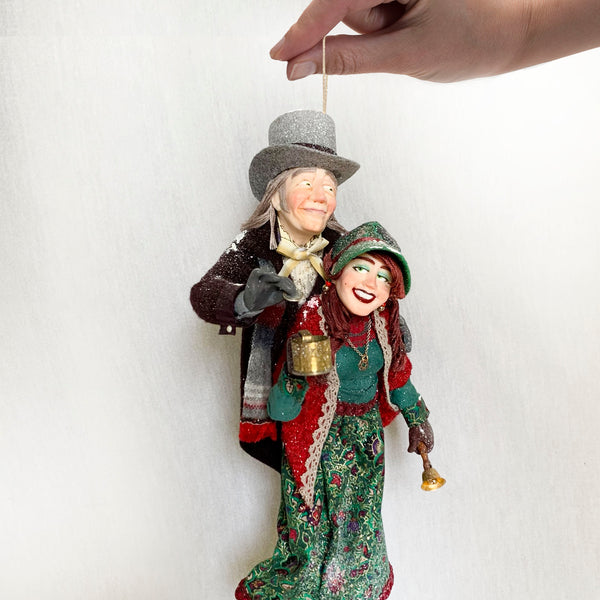 Scrooge a Better Man - Christmas Ornament - Handmade Christmas by Ken Fedoruk - Charles Dickens A Christmas Carol-Limited Edition-kenfolks