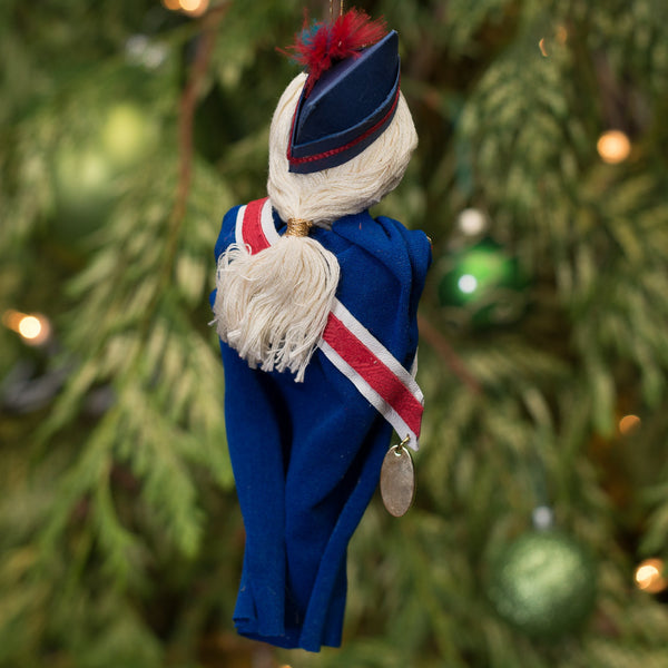 Toy Soldier Great Britain - Christmas or home decor handcrafted hanging Ornament - The Nutcracker comes to life-Original Art-kenfolks