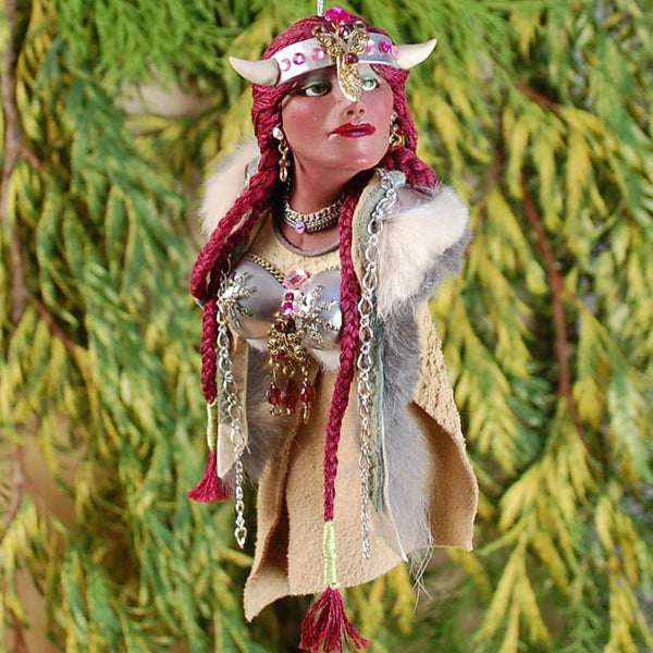 Viking Maiden - History comes to life handcrafted sculpture-Original Art-kenfolks