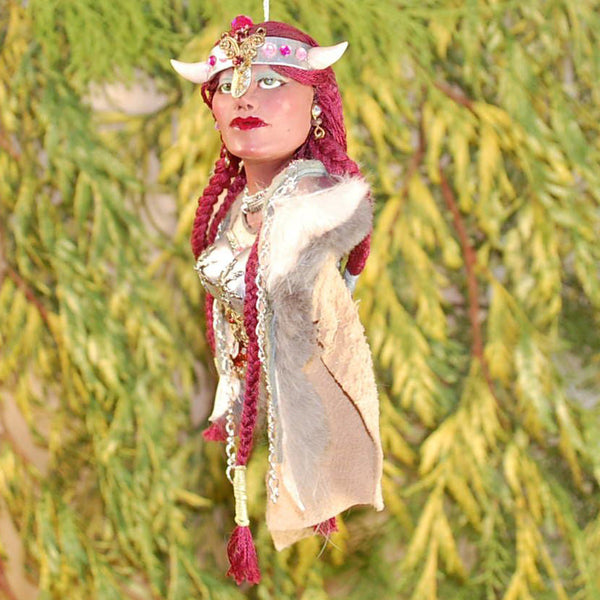 Viking Maiden - History comes to life handcrafted sculpture-Original Art-kenfolks