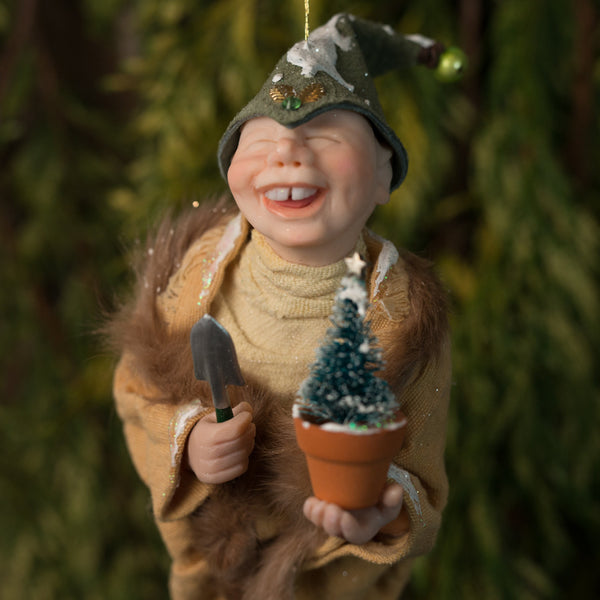 Santa's elf, North pole elf ORIGINAL ART-Original Art-kenfolks